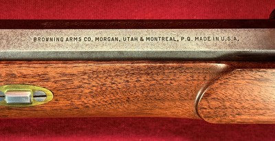 JONATHAN BROWNING MOUNTAIN RIFLE, TRADITIONAL 45 Cal. PERCUSSION RIFLE - Image 10 of 20