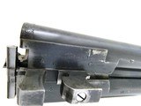 Excellent Antique 1897 Irish Trulock & Harris, Dublin 10GA SxS Ejector Shotgun - 19 of 20