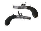 Pair Of Cased 1840's Reilly London Muff Pistols