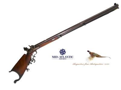 Swiss 1845 G. Bernet .36 Heavy Percussion Match Rifle