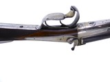 1870's Gottlieb Rickenbach 16GA Lefaucheux Damascus SxS Shotgun - 10 of 20