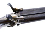 1870's Gottlieb Rickenbach 16GA Lefaucheux Damascus SxS Shotgun - 15 of 20