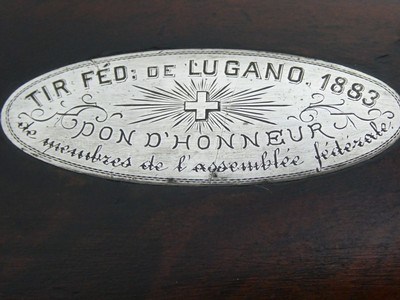 Swiss Model 1878 Vetterli 10.4×38 Bolt-Action Rifle — 1883 Eidgenössisches Schützenfest Lugano Prize Rifle - Image 9 of 20