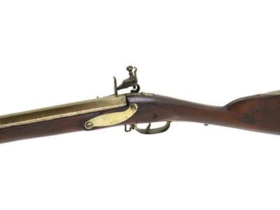 Unusual 1730's Officers Flintlock Rifle in .71 cal - Image 10 of 20