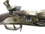 Unusual 1730's Officers Flintlock Rifle in .71 cal - Image 5 of 20