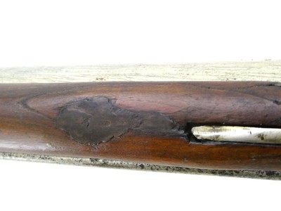 Unusual 1730's Officers Flintlock Rifle in .71 cal - Image 16 of 20