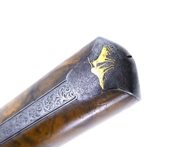 Antique 1850's German Bauernfeind of Heidelberg 16GA Damascus Shotgun - Image 10 of 17