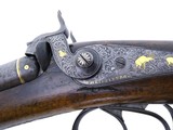 Antique 1850's German Bauernfeind of Heidelberg 16GA Damascus Shotgun - Image 6 of 17