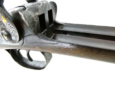 Antique 1850's German Bauernfeind of Heidelberg 16GA Damascus Shotgun - Image 15 of 17