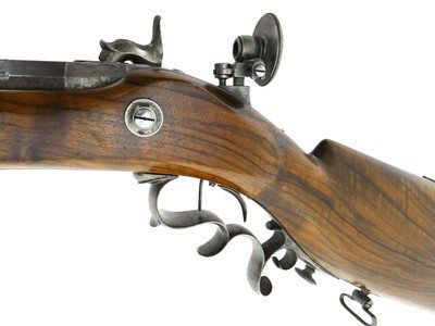 Antique 1840's Swiss Magnenat 9.1mm Percussion Stutzer - Image 8 of 20