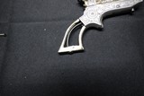 Factory engraved Sharps Pepperbox Silver plate frame Gold plate barrels Real Mother Of Pearl Grips - Image 15 of 15