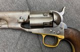 Very Desirable Civil War Colt Model 1860 Fluted Army Revolver