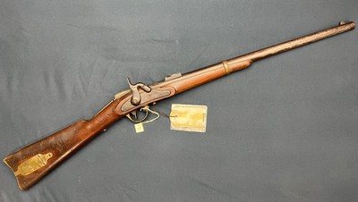 Scarce Civil War U.S. J.H. Merrill Percussion Carbine with Confederate Attributed Muzzleloading Alteration