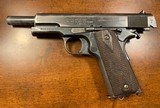 WWI Springfield 1911 From 1914 Including A 1914 RIA Holster Belonging To WW1 Vet & Commander of 123rd Field Artillery, Retired Col. James Bereth. - Image 8 of 15