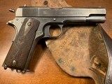 WWI Springfield 1911 From 1914 Including A 1914 RIA Holster Belonging To WW1 Vet & Commander of 123rd Field Artillery, Retired Col. James Bereth. - Image 13 of 15