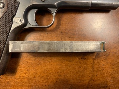 WWI Springfield 1911 From 1914 Including A 1914 RIA Holster Belonging To WW1 Vet & Commander of 123rd Field Artillery, Retired Col. James Bereth. - Image 9 of 15