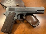 WWI Springfield 1911 From 1914 Including A 1914 RIA Holster Belonging To WW1 Vet & Commander of 123rd Field Artillery, Retired Col. James Bereth. - Image 2 of 15