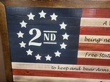 Second Amendment American Wood Flag - 3 of 6