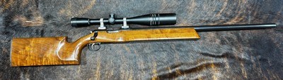 Remington 40X Bull Barrel with Jewell Trigger and Custom Stock -22LR - Image 2 of 8
