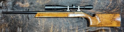 Remington 40X Bull Barrel with Jewell Trigger and Custom Stock -22LR - Image 1 of 8