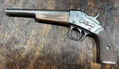 Remington Model 1901 Target Single shot Pistol 22LR - Image 1 of 7