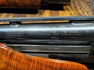 Winchester Model 12 Shotgun 12GA with Extra Barrel - Image 8 of 12