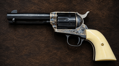 Colt Single Action Army .45 Colt, 43/4? Barrel, Case Colored — Box, Papers & Extra Grips - Image 4 of 4