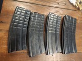 4) PRI waffle pattern 6.8 SPC mags w/100 rounds of ammo