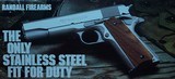 RANDALL FIREARMS Co. 45 ACP / 9MM SERVCE MODLES - 1 of 15