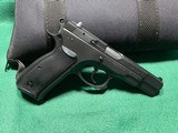 2014 CZ 75B Omega 9mm Semi Auto Pistol - 1 of 10