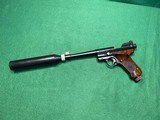 1967 Crosman Mark 1 Target 22 Pellgun with Suppressor - 1 of 8