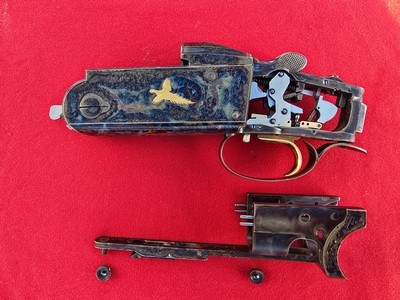 Krieghoff K80 Gold Plantation Uplander case colored receiver iron