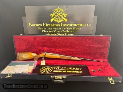 NEW OLYMPIC 1984 WEATHERBY MARK V 300 WBY MAG WITH PAPERS