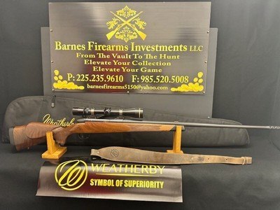 ** LOOK **COLLECTORS
*ED WEATHERBY*
CUSTOM BUILD *** LH WBY 300 MAG