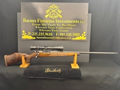 ***LIKE NEW** CUSTOM ENGRAVED *** WEATHERBY MARK V 257 MAGNUM