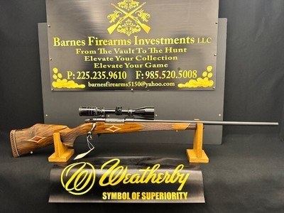 ***LIKE NEW*** WEATHERBY MARK V CUSTOM
375 H&H MAGNUM WITH INLAYS