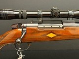 *** RARE WEST GERMAN J P SAUER
WEATHERBY CUSTOM 257
WITH INLAYS*** 9 LUG - 3 of 15