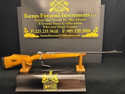 ***RAREFN MAUSER ACTION **270 WINCHESTER WITH INLAY MAPLE STOCK