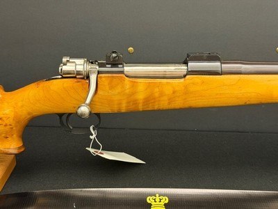 ***RAREFN MAUSER ACTION **270 WINCHESTER WITH INLAY MAPLE STOCK - Image 2 of 13