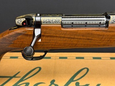 ****LIKE NEW IN BOX **24K GOLD PLATED** FLORAL SCROLL ENGRAVED*** WEATHERBY MARK V ROYAL ULTRAMARK WBY 257 MAG. - Image 3 of 20