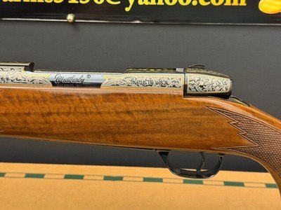 ****LIKE NEW IN BOX **24K GOLD PLATED** FLORAL SCROLL ENGRAVED*** WEATHERBY MARK V ROYAL ULTRAMARK WBY 257 MAG. - Image 9 of 20