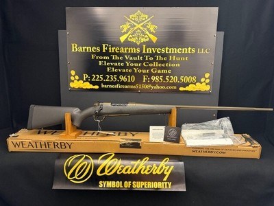***NIB***WEATHERBY MARK V MIDNIGHT BACKCOUNTRY 300 WBY MAGNUM - Image 1 of 14