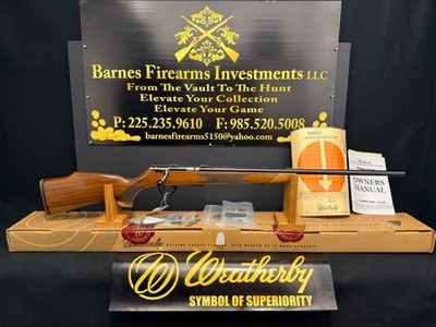 ***AS NEW IN BOX***WEATHERBY MARK XX11 22LR BOLT ACTION