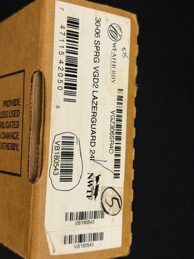 ****NIB****WEATHERBY VANGUARD LAZERGUARD NWTF 30-06 SPRINGFIELD - Image 15 of 15
