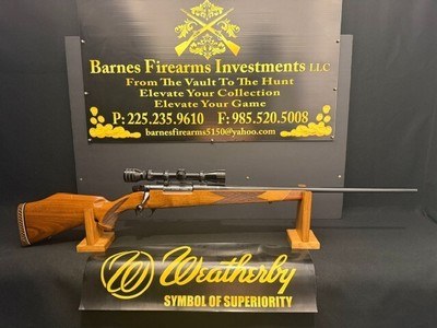****RARE WEATHERBY MARK V J.P.SUAER GERMAN MADE 300 WBY MAGNUM - Image 1 of 14