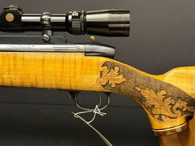*****CUSTOM SHOPENGRAVED MAPLE *** WEATHERBY MARK V 257 WBY MAGNUM - Image 7 of 15