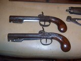 antiquefrenchcased pair of percussionpistols52caliber - 14 of 15