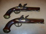 french flintlock gentleman's pair of pistols - 14 of 14