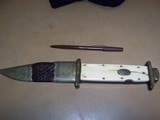 Mid 1800's R. Bunting & Sons Folding Bowie Knife with Ivory Handle. - 1 of 7