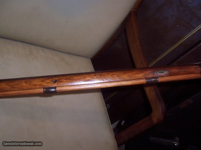 single
shot animal head carved
shotgun
.60 bore